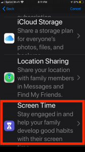 ScreenTime in iOS 13